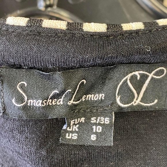 SMASHED LEMON Pattern Long Sleeve Dress - Picture 7 of 7